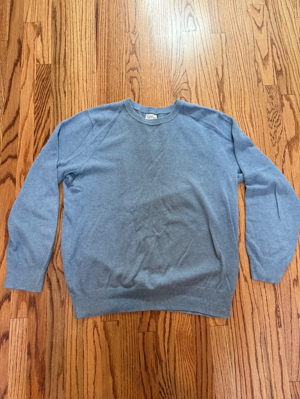 J. Crew Men's Slate Blue Crewneck Sweater